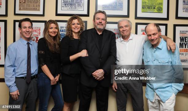 Curator of Country Music Hall of Fame Michael Gray, Singer/Songwriter Matraca Berg, Laura Savini, Jimmy Webb, Dickey Lee and Bobby Braddock pose...