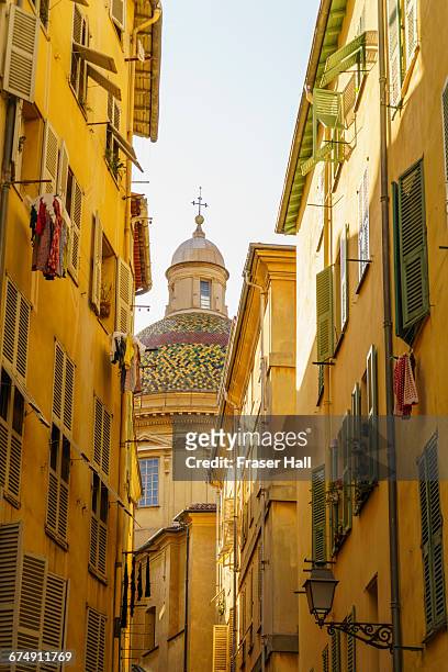 old town, vieille ville, nice, france - nice france vieille ville stock pictures, royalty-free photos & images