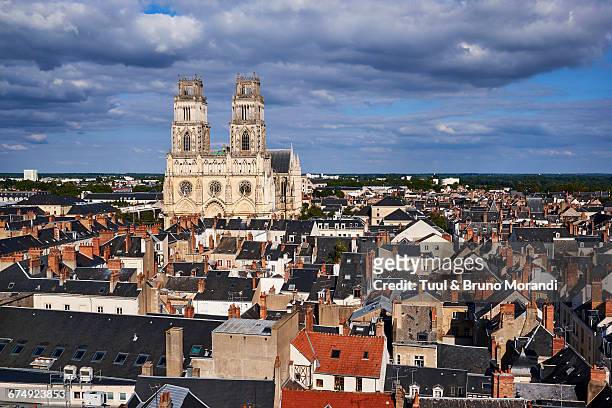 france, loiret, orleans cityscape - orleans stock pictures, royalty-free photos & images