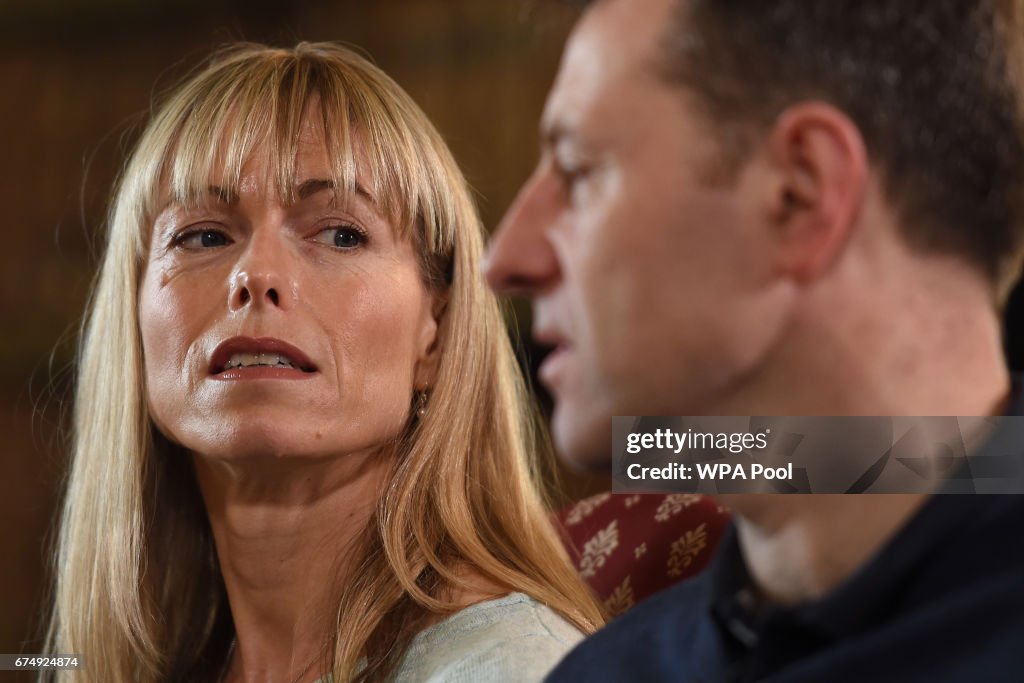 Kate And Gerry McCann Give An Interview To The BBC To Mark 10 Year Anniversary of Disappearance Of Their Daughter Madeleine McCann