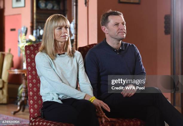 Kate and Gerry McCann, whose daughter Madeleine disappeared from a holiday flat in Portugal ten years ago, are seen during an interview with the...