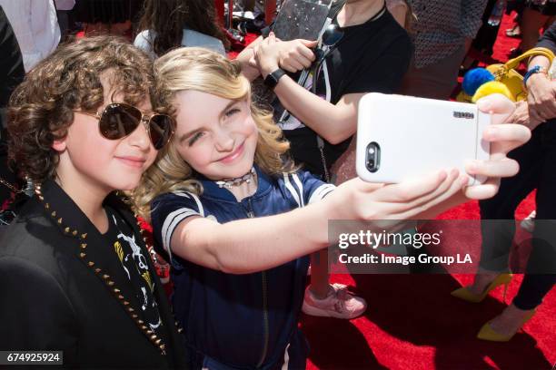 Entertainment's brightest young stars turned out for the 2017 Radio Disney Music Awards , music's biggest event for families, at Microsoft Theater in...