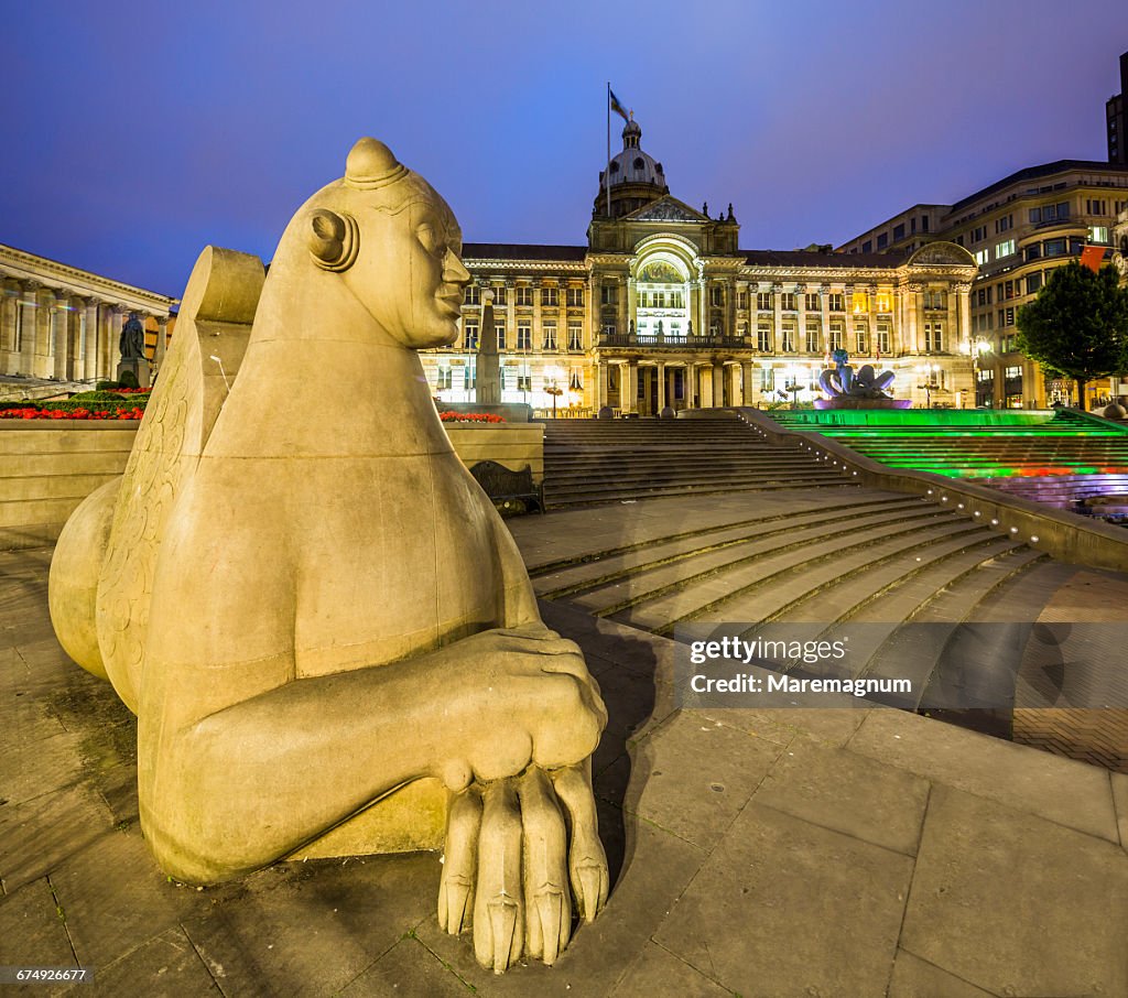Victoria square, Guardian Sphinx statue
