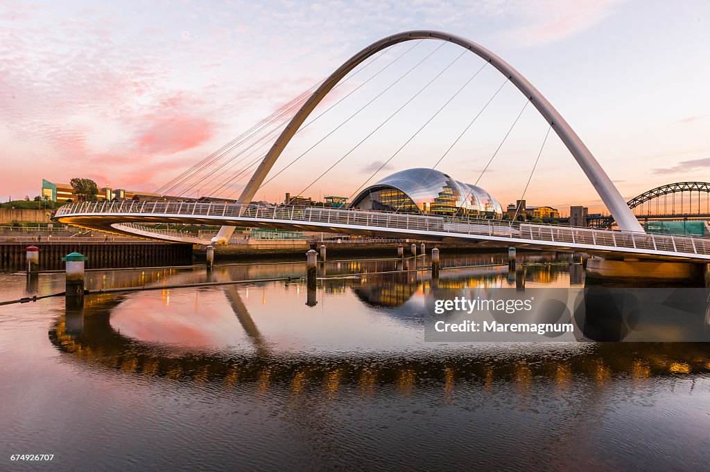 The Gateshead Millennium Bridge