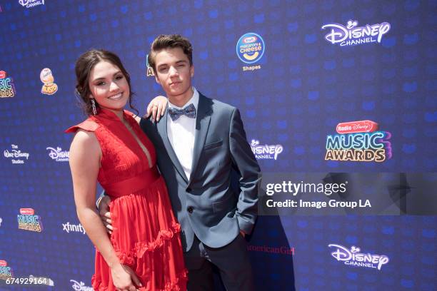 Entertainment's brightest young stars turned out for the 2017 Radio Disney Music Awards , music's biggest event for families, at Microsoft Theater in...