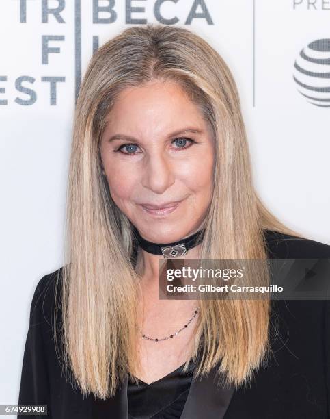 Singer-songwriter Barbra Streisand attends Tribeca Talks: Storytellers: Barbra Streisand With Robert Rodriguez during 2017 Tribeca Film Festival at...