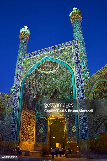 iran, isfahan, imam square - isfahan stock-fotos und bilder