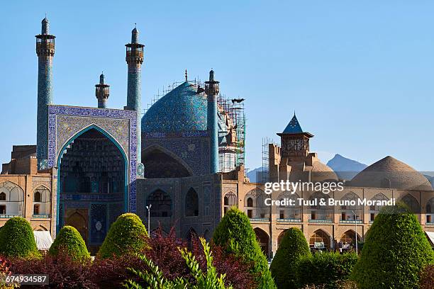 iran, isfahan, imam square - masjid jami isfahan iran stock-fotos und bilder