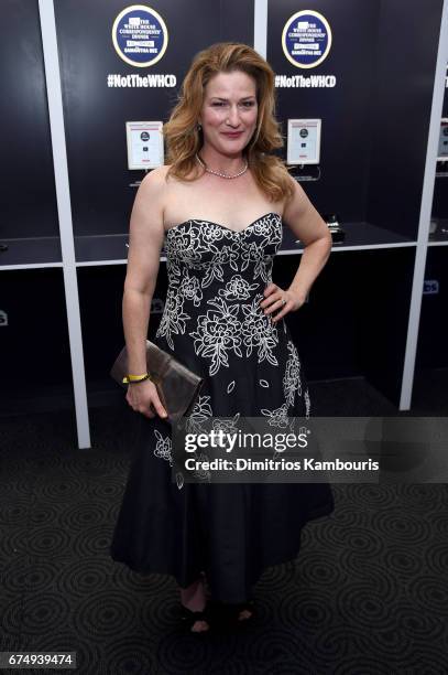 Ana Gasteyer attends the Full Frontal With Samantha Bee's Not The White House Correspondents' Dinner After Party at the W Hotel POV Rooftop on April...