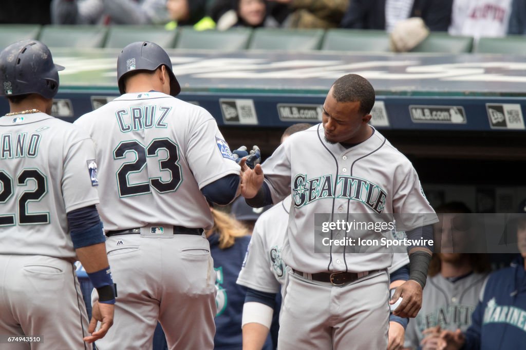 MLB: APR 29 Mariners at Indians