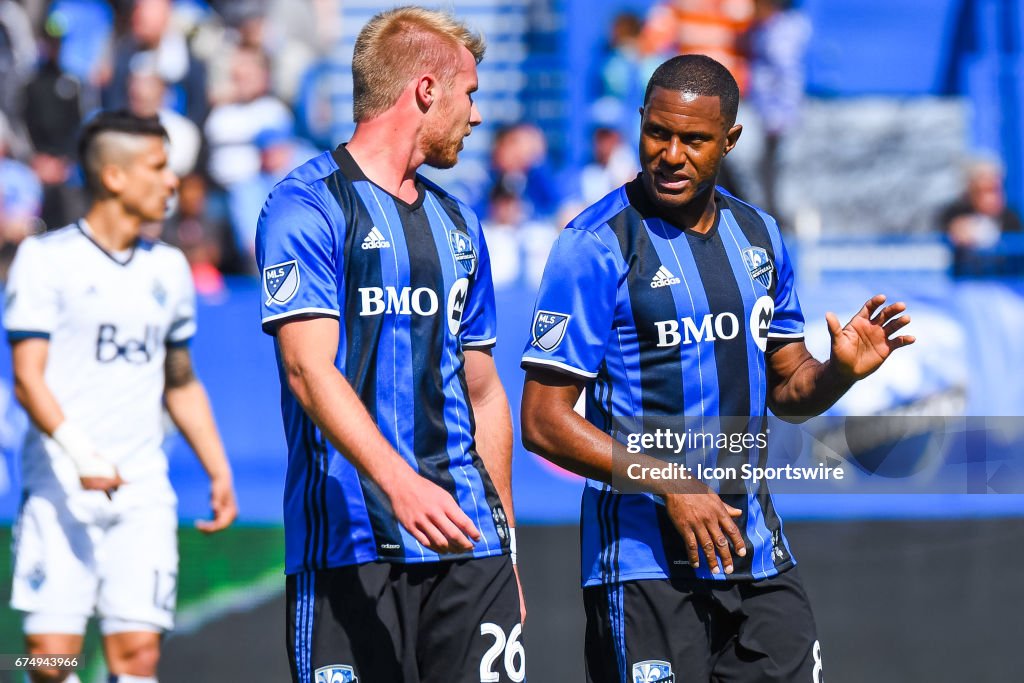 SOCCER: APR 29 MLS - Vancouver Whitecaps FC at Montreal Impact