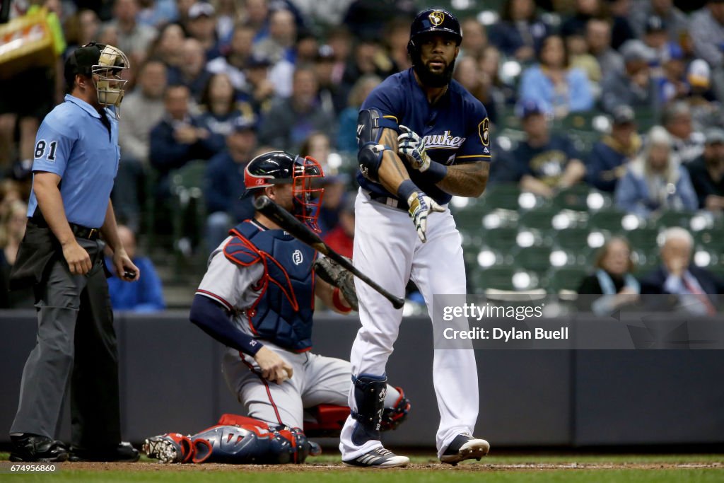 Atlanta Braves v Milwaukee Brewers