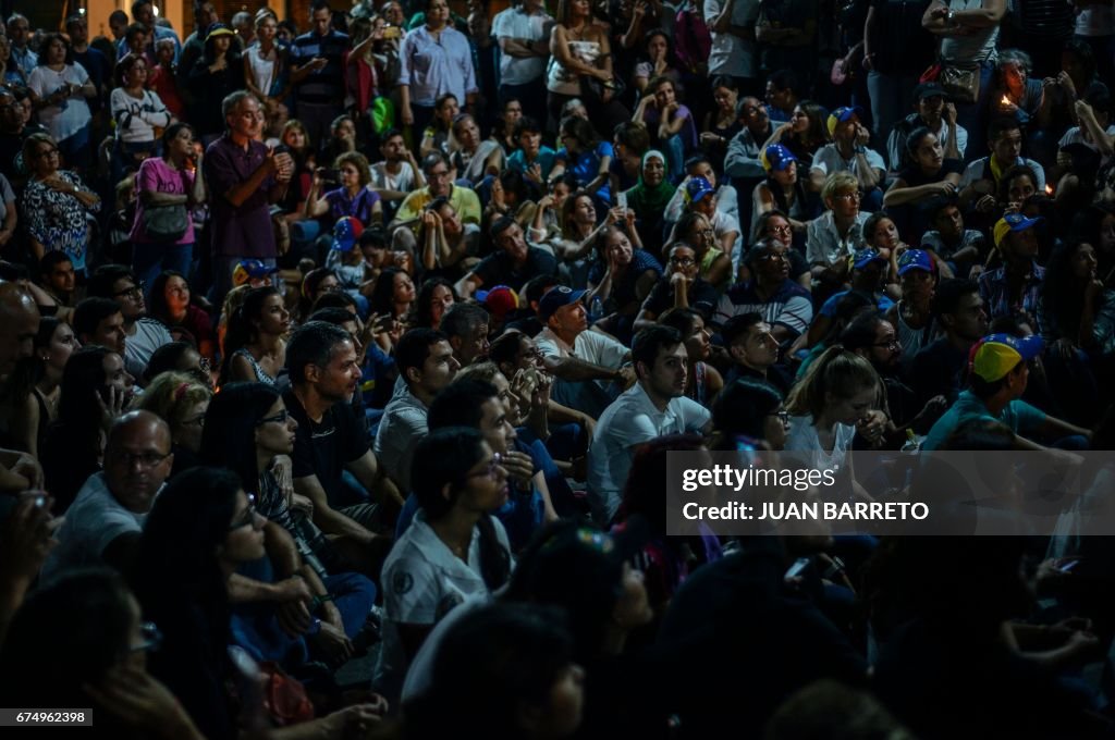 VENEZUELA-CRISIS-PROTEST-VICTIM-MARCH