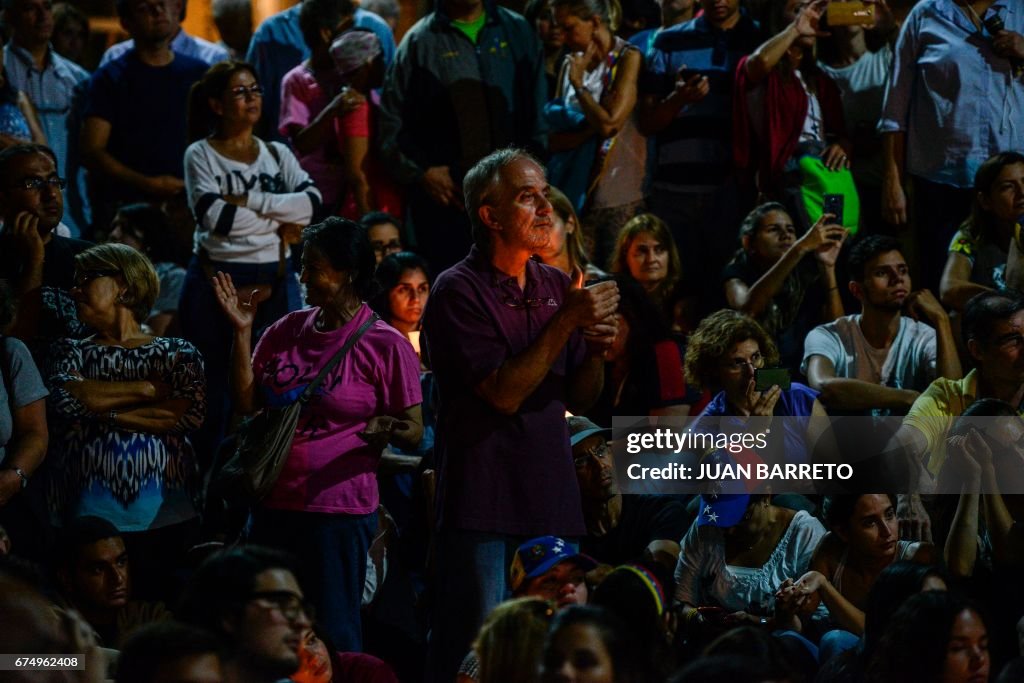 VENEZUELA-CRISIS-PROTEST-VICTIM-MARCH