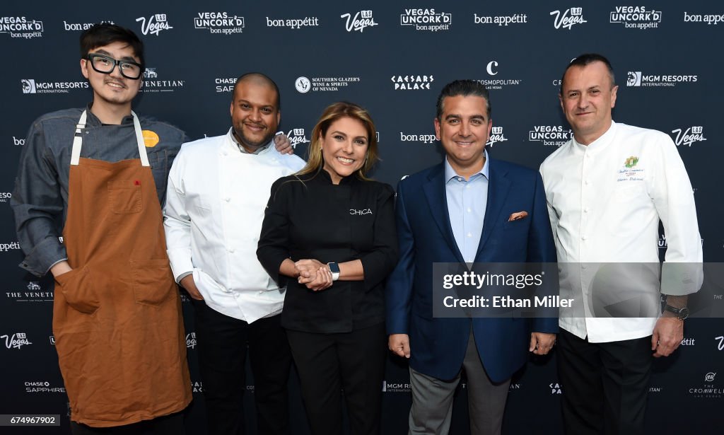 Celebrity Chefs Light Up The Strip During Vegas Uncork'd By Bon Appetit's 11th Annual Grand Tasting At Caesars Palace