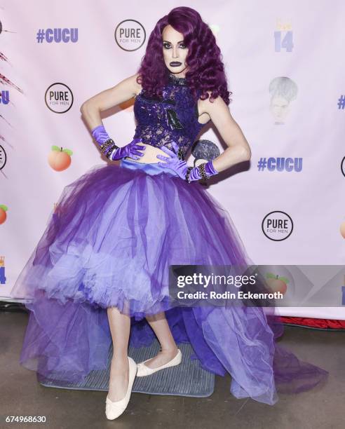 RuPaul's Drag Race Season 9 alumni Cynthia Lee Fontaine poses for portrait at 3rd annual RuPaul's DragCon at Los Angeles Convention Center on April...