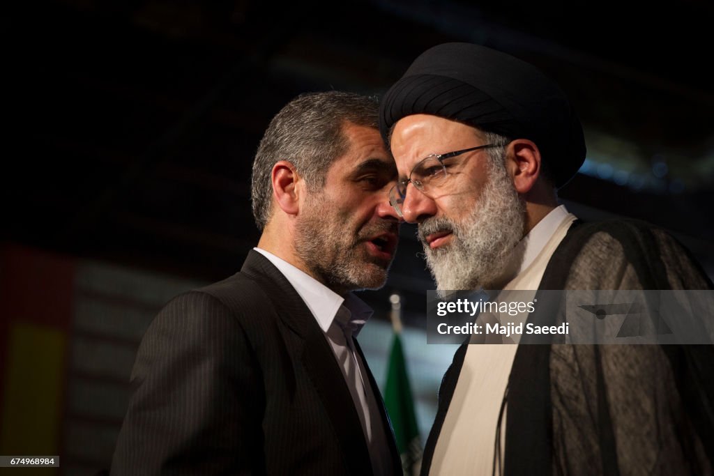 Ebrahim Raisi Rally In Tehran