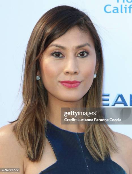 Actor/director Rain Valdez attends Covenant House Gala 2017 at The Globe Theatre on April 29, 2017 in Universal City, California.