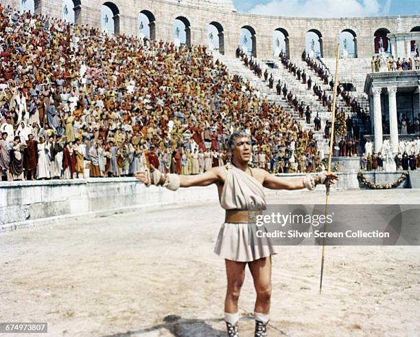 Mexican-born actor Anthony Quinn as Barabbas in the religious epic film 'Barabbas', 1961.
