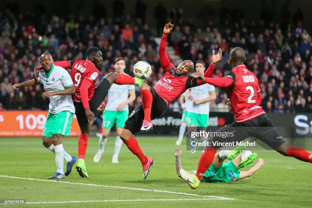 EA Guingamp v AS Saint-Etienne - Ligue 1