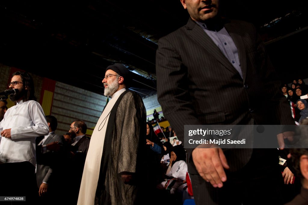 Ebrahim Raisi Rally In Tehran