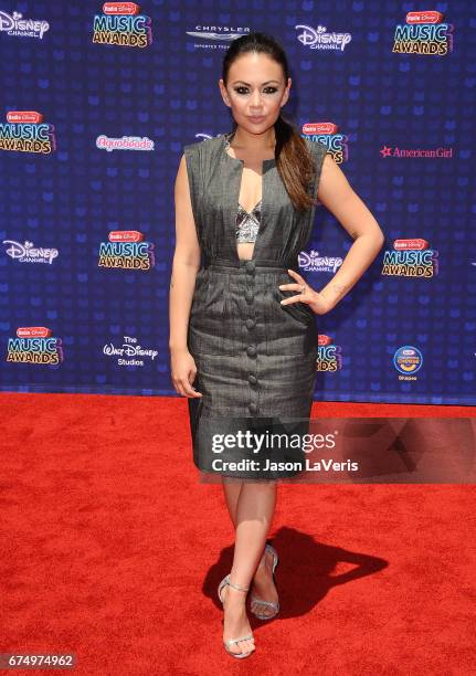 Actress Janel Parrish attends the 2017 Radio Disney Music Awards at Microsoft Theater on April 29, 2017 in Los Angeles, California.