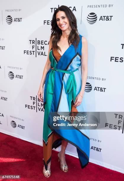 Michaela Watkins attends "Casual" premiere during 2017 Tribeca Film Festival at SVA Theatre on April 29, 2017 in New York City.