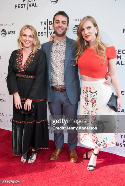 Liz Tigelaar, Zander Lehmann and Helen Estabrook attend "Casual" premiere during 2017 Tribeca Film Festival at SVA Theatre on April 29, 2017 in New...