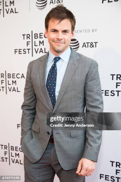 Tommy Dewey attends "Casual" premiere during 2017 Tribeca Film Festival at SVA Theatre on April 29, 2017 in New York City.