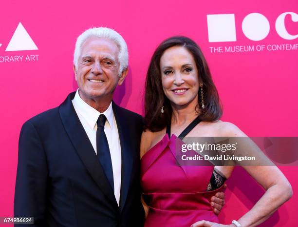 Board Co-Chair Maurice Marciano and activist Lilly Tartikoff attend the 2017 MOCA Gala at The Geffen Contemporary at MOCA on April 29, 2017 in Los...