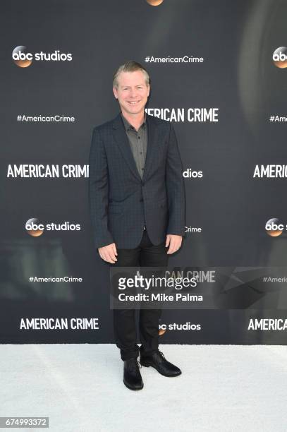 The cast and executive producers of Walt Disney Television via Getty Images's critically acclaimed Limited Series American Crime attended the Walt...