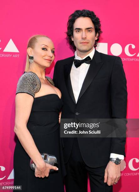 Nicole Fuller and Alexander Yulish at the MOCA Gala 2017 honoring Jeff Koons at The Geffen Contemporary at MOCA on April 29, 2017 in Los Angeles,...