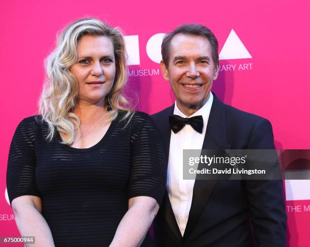 Artist Justine Wheeler Koons and honoree Jeff Koons attend the 2017 MOCA Gala at The Geffen Contemporary at MOCA on April 29, 2017 in Los Angeles,...