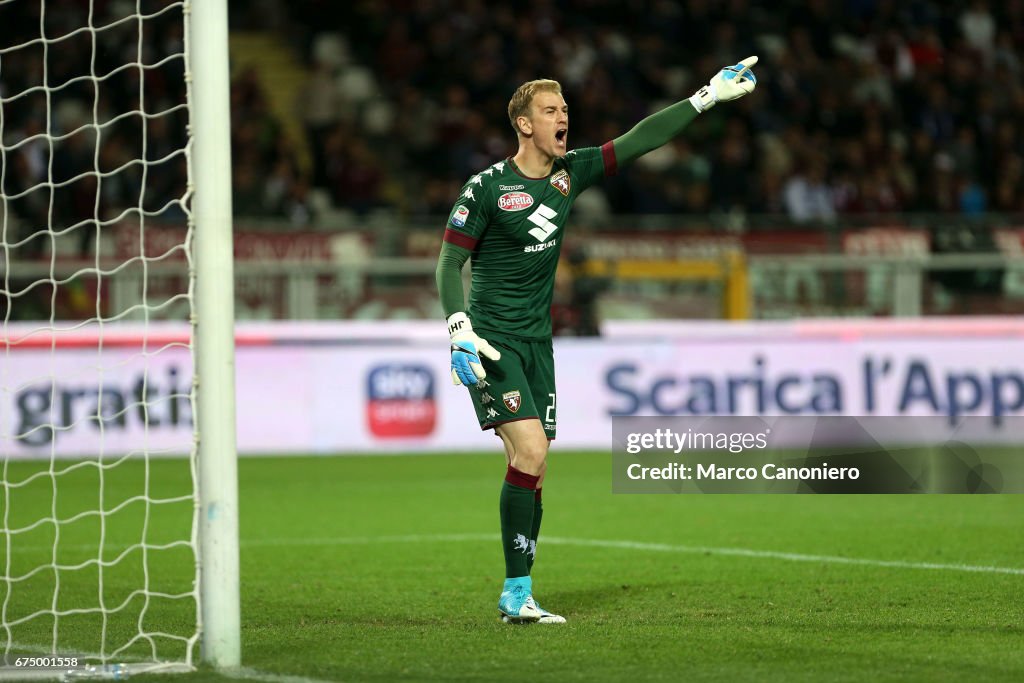 Joe Hart of Torino FC   during the Serie A football match...