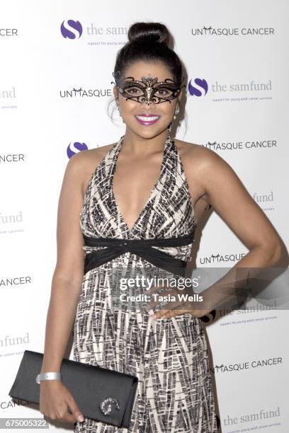 Actress Tiya Sircar attends the Unmasque Cancer Masquerade benefit supporting young adult cancer survivors at The Mark for Events on April 29, 2017...