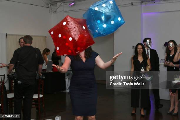 Guests attend the Unmasque Cancer Masquerade benefit supporting young adult cancer survivors at The Mark for Events on April 29, 2017 in Los Angeles,...