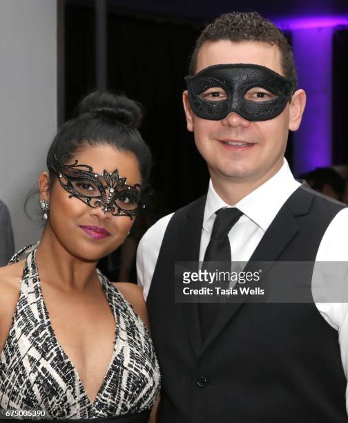 Actress Tiya Sircar attends the Unmasque Cancer Masquerade benefit supporting young adult cancer survivors at The Mark for Events on April 29, 2017...