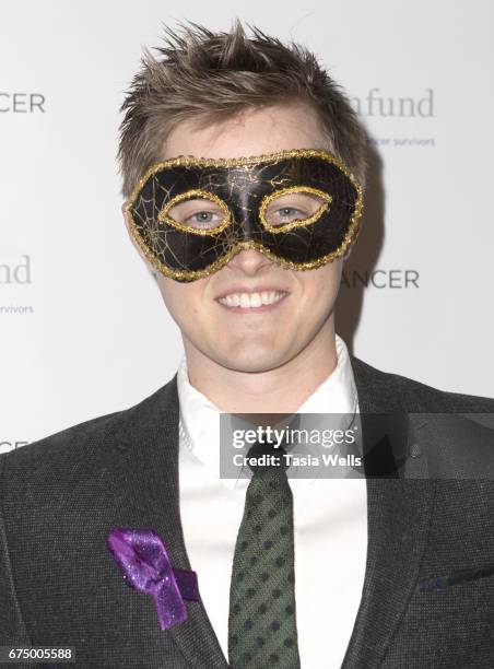 Actor Lucas Gabreel attends the Unmasque Cancer Masquerade benefit supporting young adult cancer survivors at The Mark for Events on April 29, 2017...