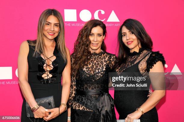 Alana Sands, Sydney Holland and Raini Williams at the MOCA Gala 2017 honoring Jeff Koons at The Geffen Contemporary at MOCA on April 29, 2017 in Los...