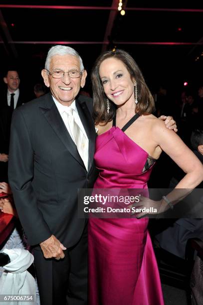 Eli Broad and MOCA Board Co-Chair, Lilly Tartikoff Karatz at the MOCA Gala 2017 honoring Jeff Koons at The Geffen Contemporary at MOCA on April 29,...