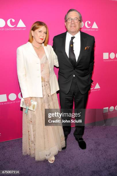 Mary Klaus Martin and David Martin at the MOCA Gala 2017 honoring Jeff Koons at The Geffen Contemporary at MOCA on April 29, 2017 in Los Angeles,...