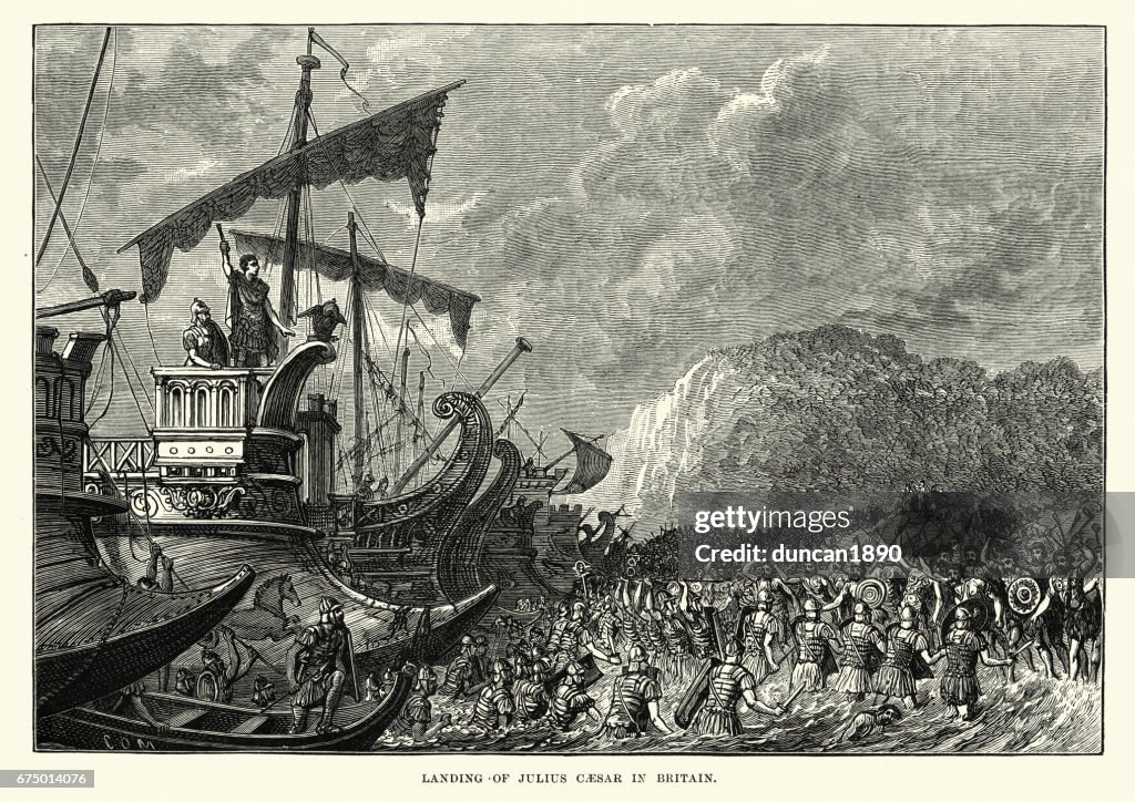 Julius Caesar Invasion von Großbritannien