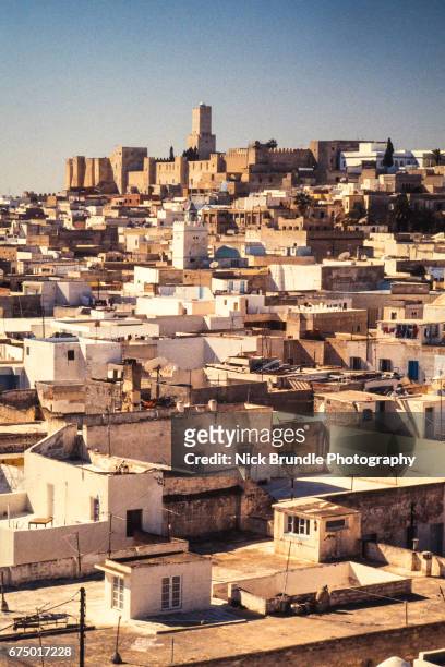 view of sousse, tunisia - sousse tunisia stock pictures, royalty-free photos & images