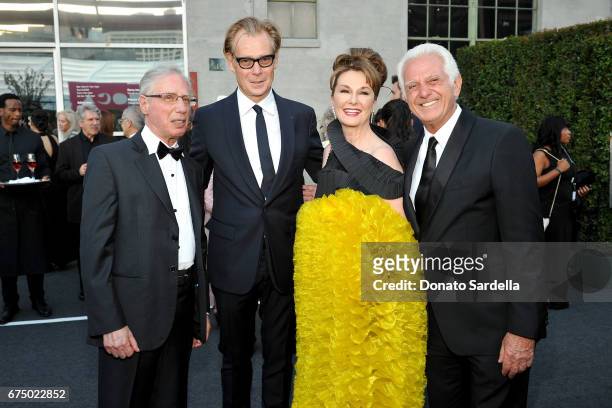 David Appel, MOCA Director Philippe Vergne, Carol Appel and MOCA Board Co-Chair, Maurice Marciano at the MOCA Gala 2017 honoring Jeff Koons at The...