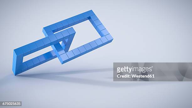two related frames - two objects stock illustrations