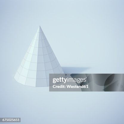 Cone Rendering Low Poly Cone 3d Rendering High-Res Vector Graphic - Getty Images
