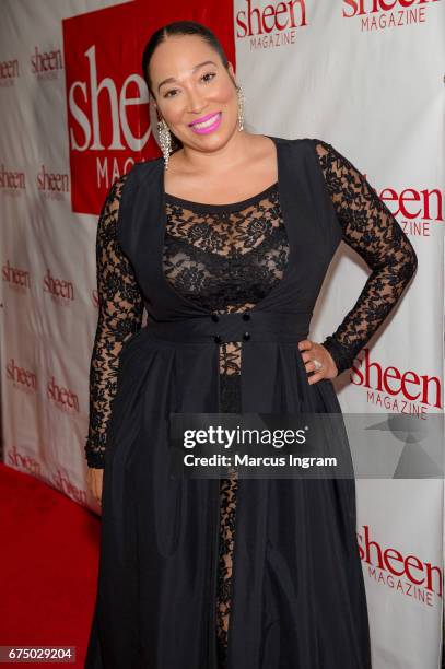 Actress Chrystale Wilson attends Kimmie Awards Black Tie Gala on Day 2 of 'Sheen Magazine Legendary Weekend 2017' at Atlanta Marriot Marquis on April...