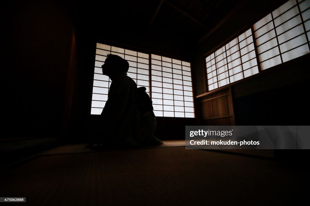 Japanese tea room in KYOTO