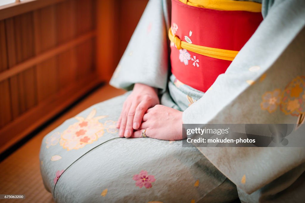 Kimono and Japanese women in KYOTO