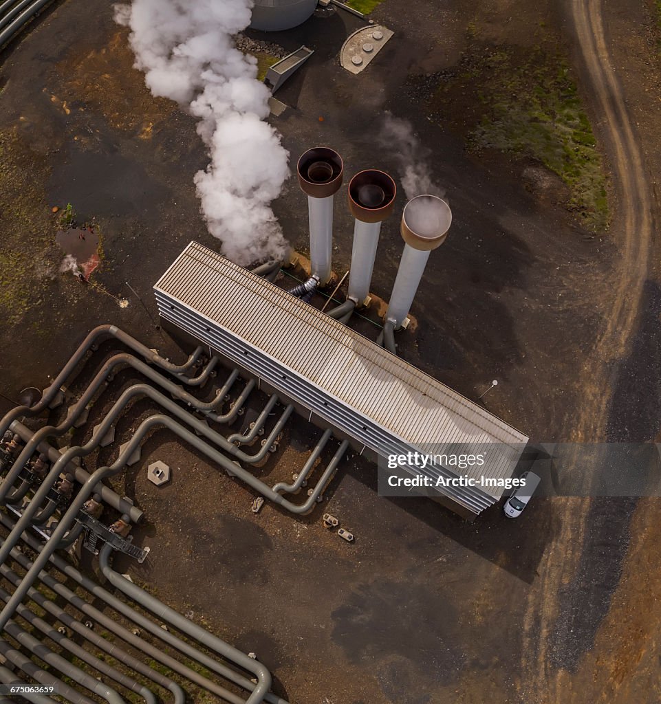 Top view-Hellisheidi Geothermal Plant, Iceland